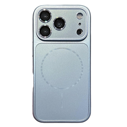 For iPhone 17 Pro Max Cooling Magnetic PC Hybrid TPU Frosted Phone Case - Light Blue - EDA009838001G
