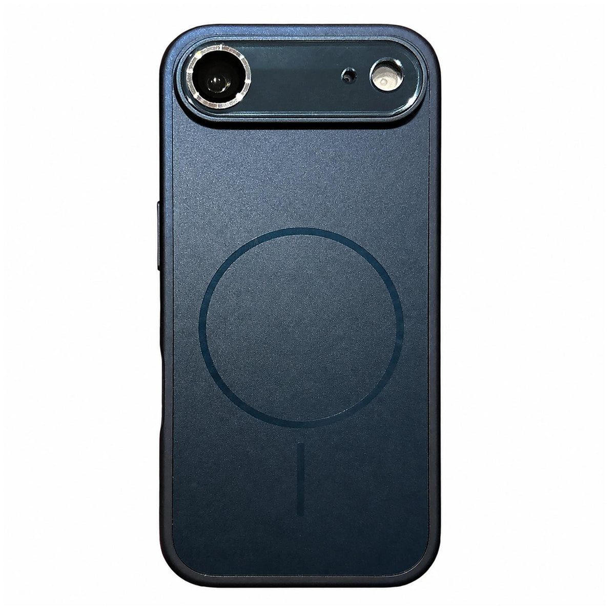 For iPhone Air Cooling Magnetic PC Hybrid TPU Frosted Phone Case - Dark Blue - EDA009838004A