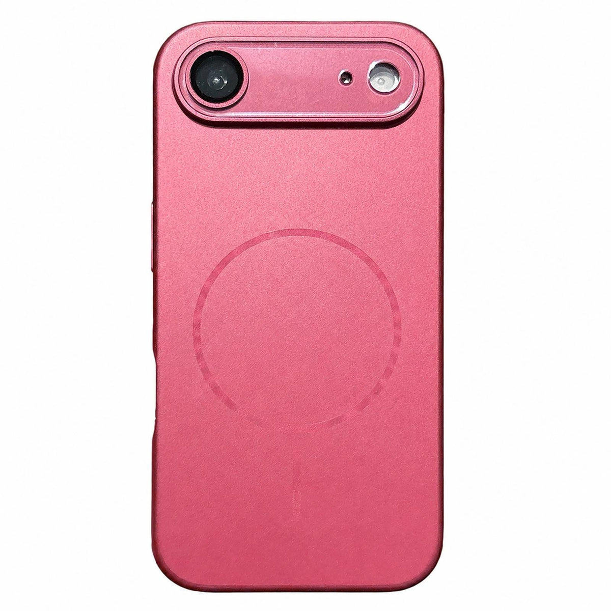 For iPhone Air Cooling Magnetic PC Hybrid TPU Frosted Phone Case - Pink - EDA009838004C