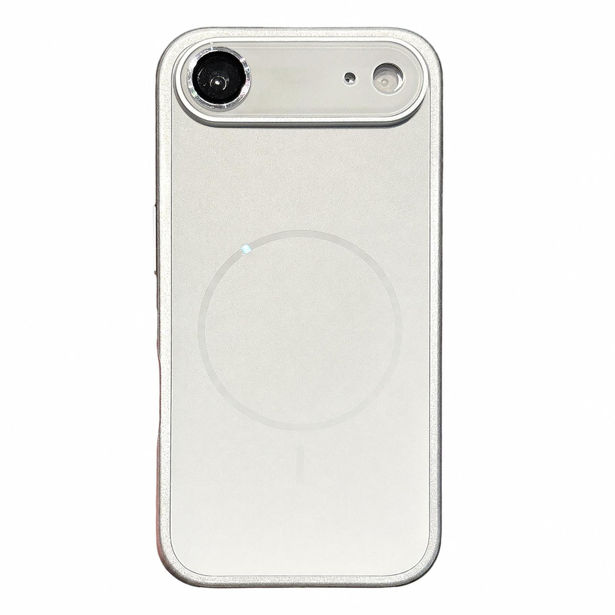 For iPhone Air Cooling Magnetic PC Hybrid TPU Frosted Phone Case - White - EDA009838004F