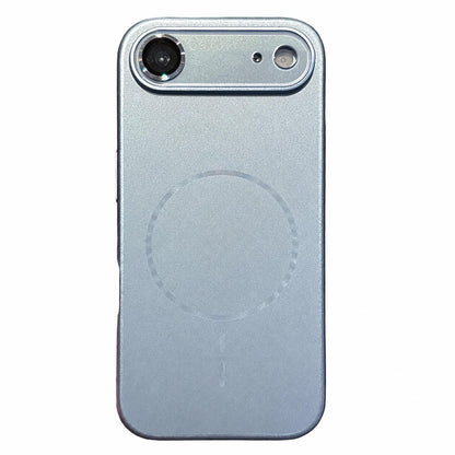For iPhone Air Cooling Magnetic PC Hybrid TPU Frosted Phone Case - Light Blue - EDA009838004G