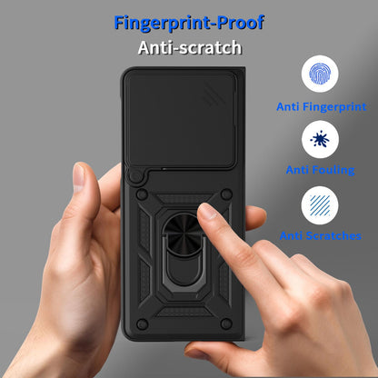 For Motorola Razr Fold 5G Sliding Camera Cover Design TPU+PC Phone Case - Green - EDA009842601D