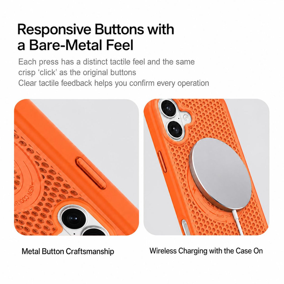 For iPhone 16 Ice Feeling Cooling Magnetic Shockproof Phone Case - Blue - EDA009845703E