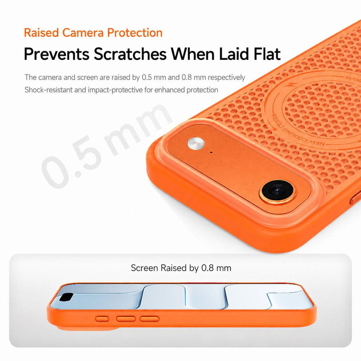 For iPhone Air Ice Feeling Cooling Magnetic Shockproof Phone Case - Mint Green - EDA009845717B
