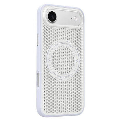 For iPhone Air Ice Feeling Cooling Magnetic Shockproof Phone Case - White - EDA009845717C