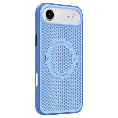 For iPhone Air Ice Feeling Cooling Magnetic Shockproof Phone Case - Blue - EDA009845717E