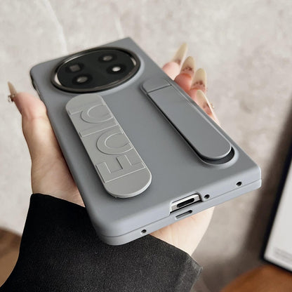 For OPPO Find N5 Star Pattern Wristband Holder Phone Case - Titanium Gray - EDA009850401F