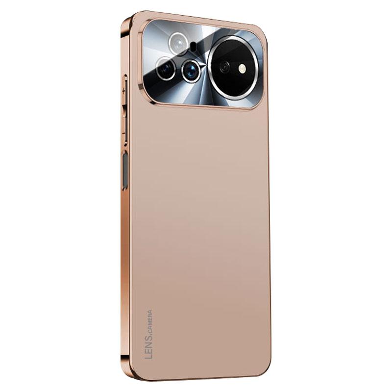 For Huawei nova 16 Ultra AG Frosted Electroplating Acrylic Phone Case - Gold - EDA009851601C