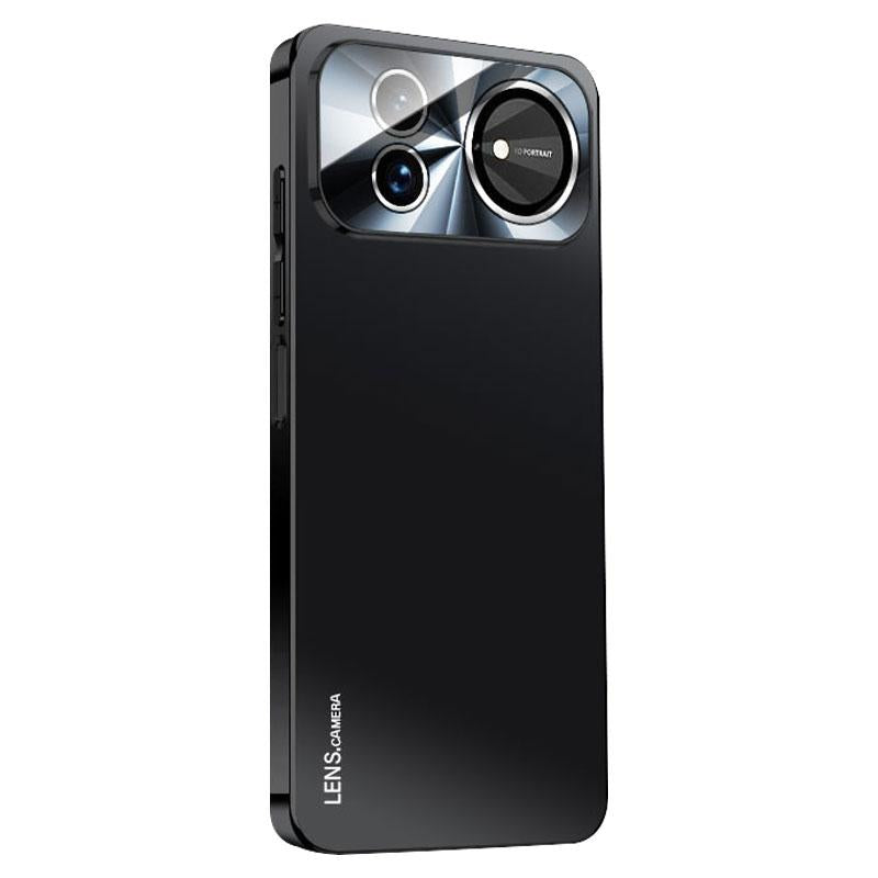For Huawei nova 16 AG Frosted Electroplating Acrylic Phone Case - Black - EDA009851603A