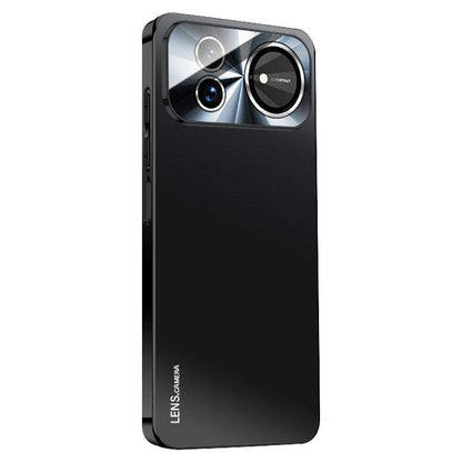 For Huawei nova 16 AG Frosted Electroplating Acrylic Phone Case - Black - EDA009851603A