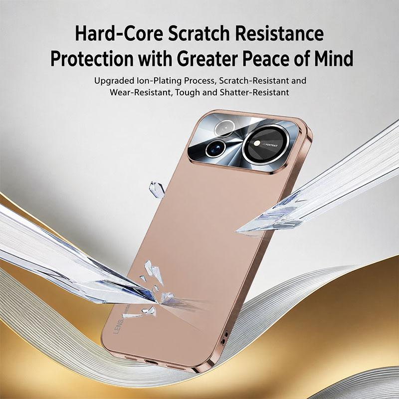 For Huawei nova 16 AG Frosted Electroplating Acrylic Phone Case - Black - EDA009851603A