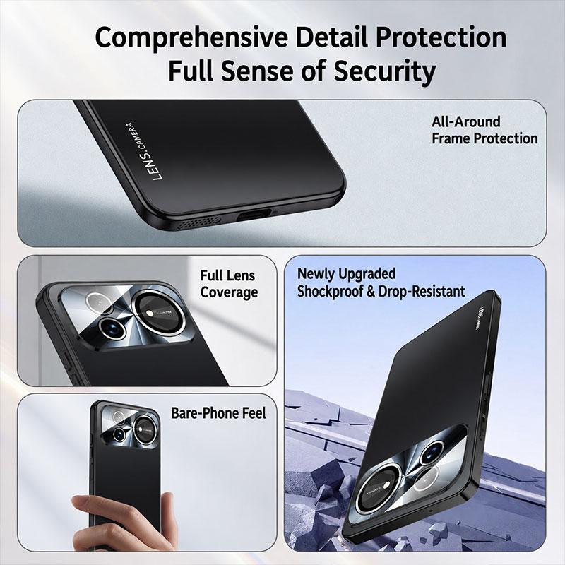 For Huawei nova 16 AG Frosted Electroplating Acrylic Phone Case - Gold - EDA009851603C