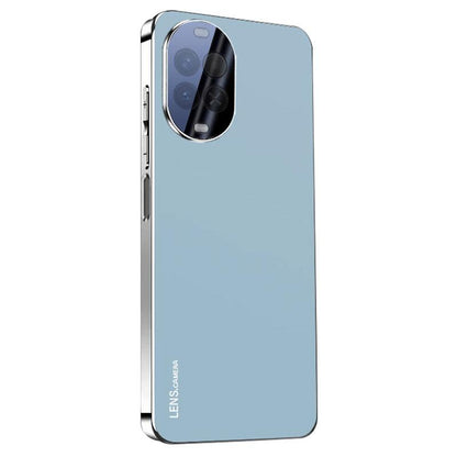 For Huawei nova 16z AG Frosted Electroplating Acrylic Phone Case - Sierra Blue - EDA009851604D