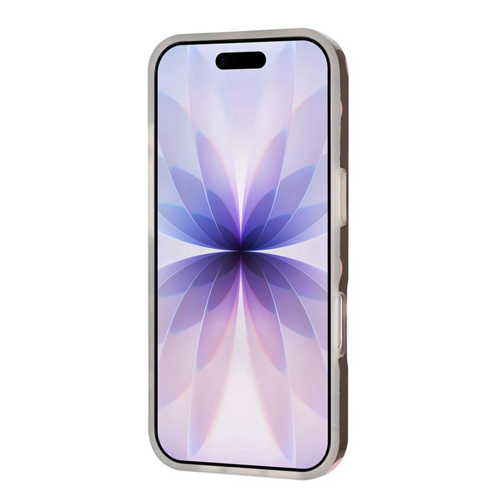 For iPhone 17 Pro Max Full Coverage IMD Printed Retro Large Dots Pattern TPU Phone Case - Coffee - EDA009866503C