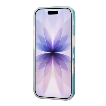 For iPhone 14 Plus Full Coverage IMD Printed Retro Large Dots Pattern TPU Phone Case - Blue - EDA009866516B