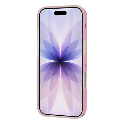 For iPhone 13 Pro Max Full Coverage IMD Printed Retro Large Dots Pattern TPU Phone Case - Pink - EDA009866518F