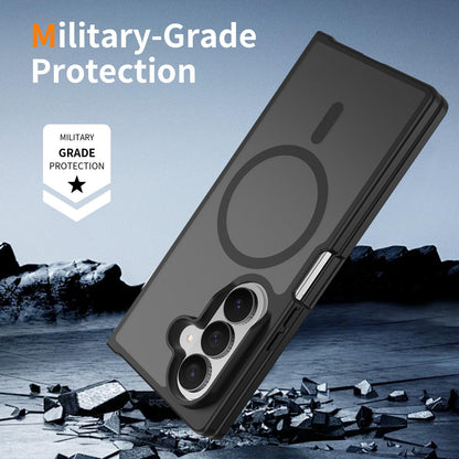 For Galaxy Z Fold8 Ultra 5G Skin Feel TPU Hybrid PC MagSafe Phone Case - Black - EDA009867102A