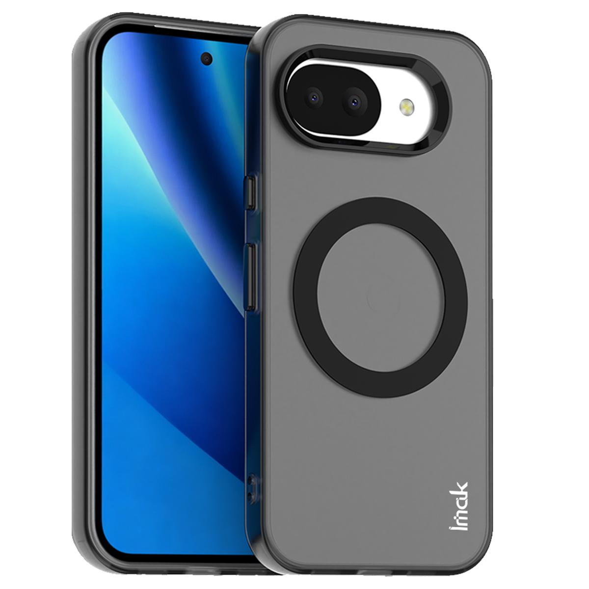 For Google Pixel 10a imak Candy Series Magnetic Shockproof Phone Case - Black - EDA009874401A