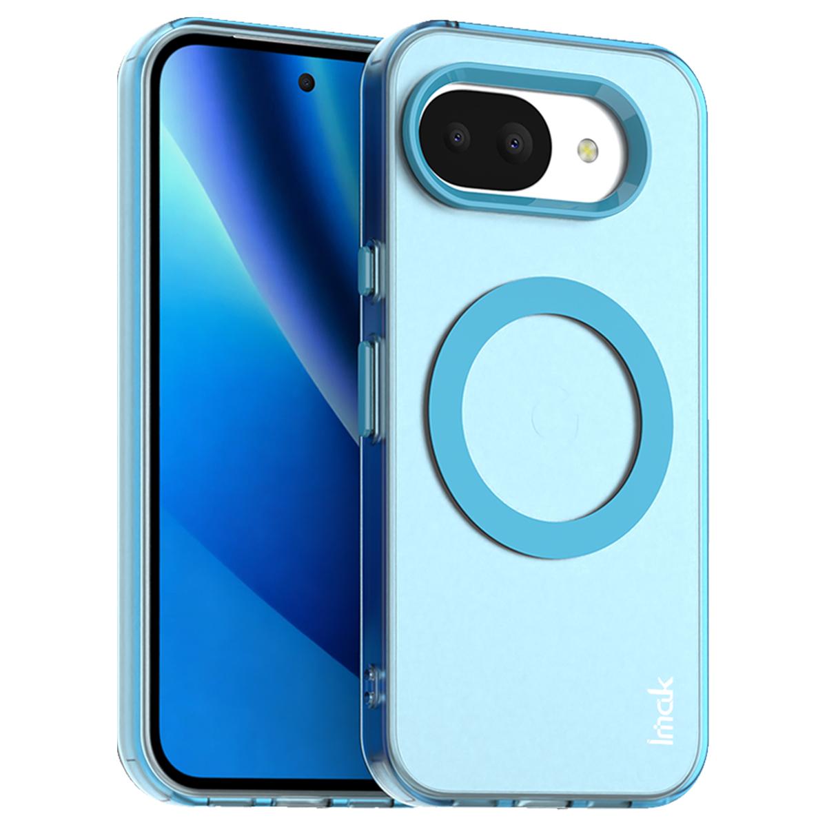 For Google Pixel 10a imak Candy Series Magnetic Shockproof Phone Case - Blue - EDA009874401B