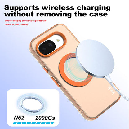 For Google Pixel 10a imak Candy Series Magnetic Shockproof Phone Case - Orange - EDA009874401D