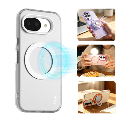 For Google Pixel 10a imak Candy Series Magnetic Shockproof Phone Case - White - EDA009874401G