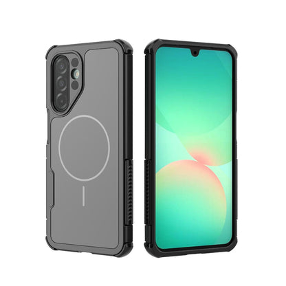 For Galaxy A26 5G/A17/A18 5G Heat Dissipation Air Shockproof TPU + PC Magsafe Phone Case - Black - EDA009885301A