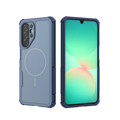 For Galaxy A26 5G/A17/A18 5G Heat Dissipation Air Shockproof TPU + PC Magsafe Phone Case - Blue - EDA009885301C