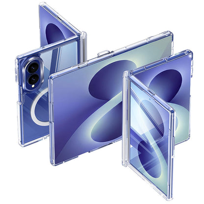 For Galaxy Z Fold8 5G Transparent Magnetic Hinge Protective Phone Case - Default - EDA009891901