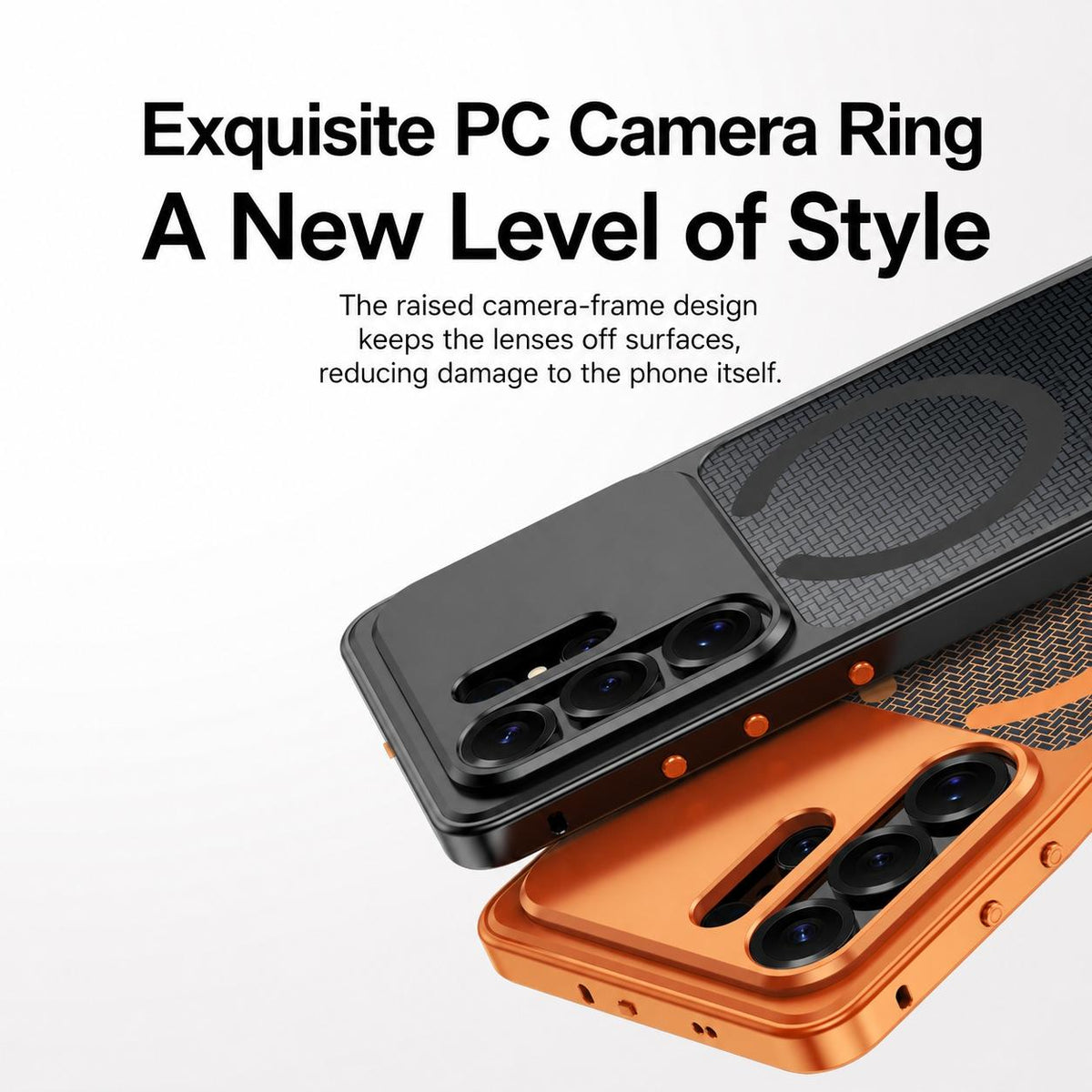 For Galaxy S26 Ultra 5G Cooling Magnetic Buckle Metal Shockproof Phone Case - Black - EDA009892304B