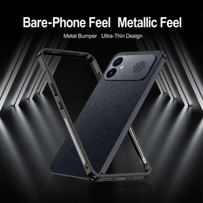 For Redmi K90 Ultra 5G Metal Frame Heat Dissipation Phone Case(Black)