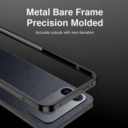 For Redmi K90 Ultra 5G Metal Frame Heat Dissipation Phone Case(Black)