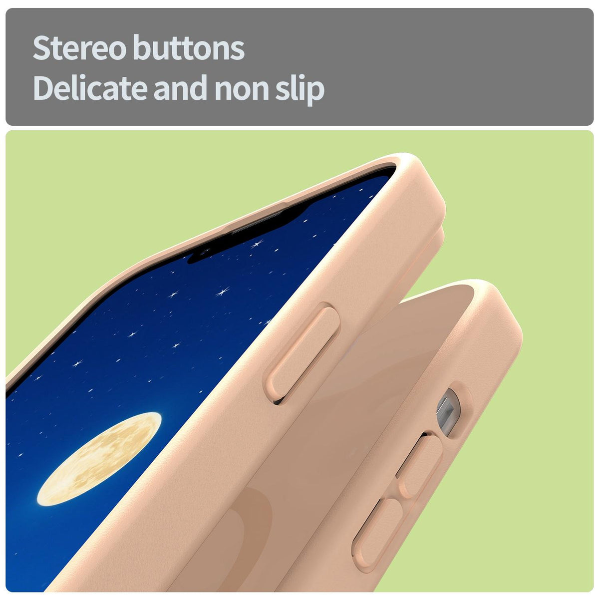 For iPhone 14 Fanying Series Precision Camera Hole PC Hybrid TPU Translucent Frosted Magnetic Phone Case - Rouge Powder - EDA009893304I