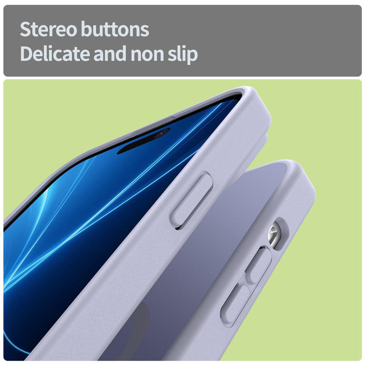 For iPhone 14 Plus Fanying Series Precision Camera Hole PC Hybrid TPU Translucent Frosted Magnetic Phone Case - Lavender - EDA009893305H