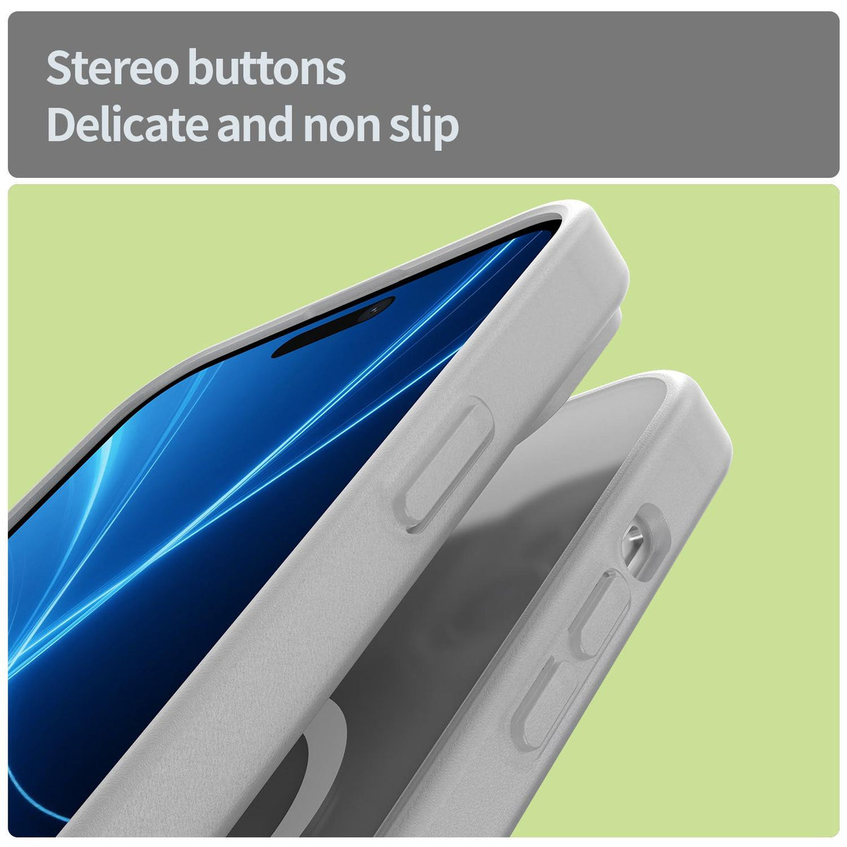 For iPhone 14 Plus Fanying Series Precision Camera Hole PC Hybrid TPU Translucent Frosted Magnetic Phone Case - Matte White - EDA009893305J