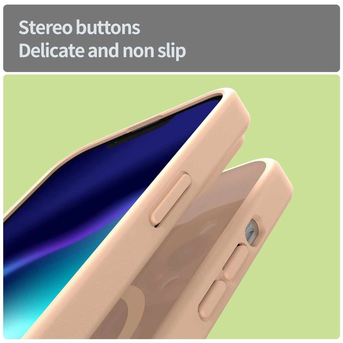 For iPhone 13 Pro Fanying Series Precision Camera Hole PC Hybrid TPU Translucent Frosted Magnetic Phone Case - Rouge Powder - EDA009893310I