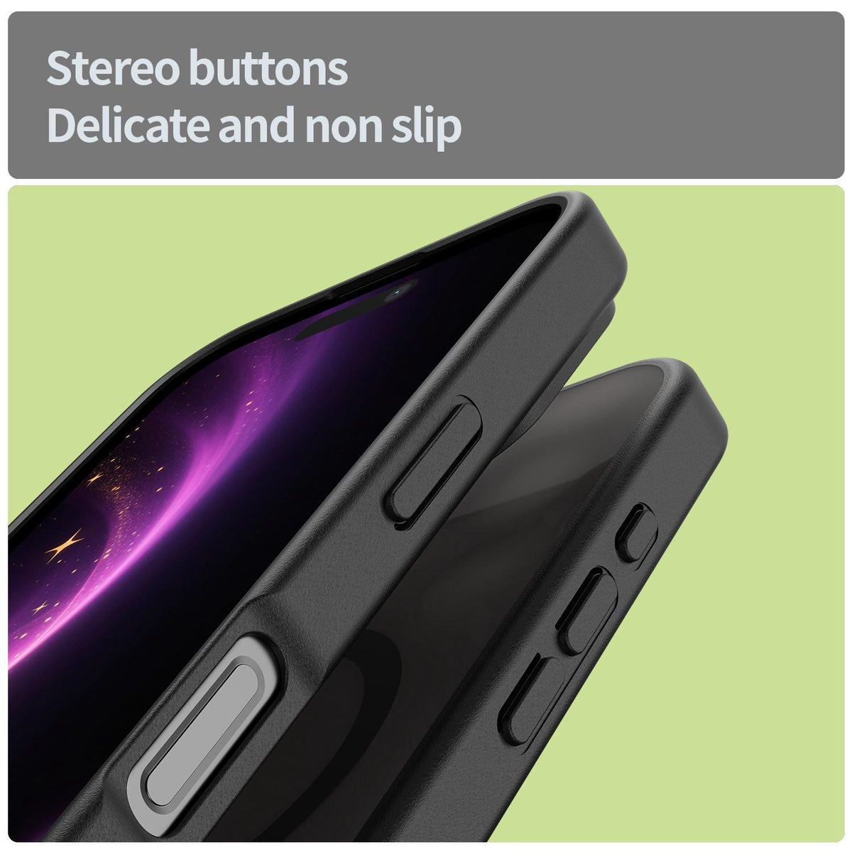 For iPhone 16 Fanying Series Precision Camera Hole PC Hybrid TPU Translucent Frosted Magnetic Phone Case - Translucent Black - EDA009893312A