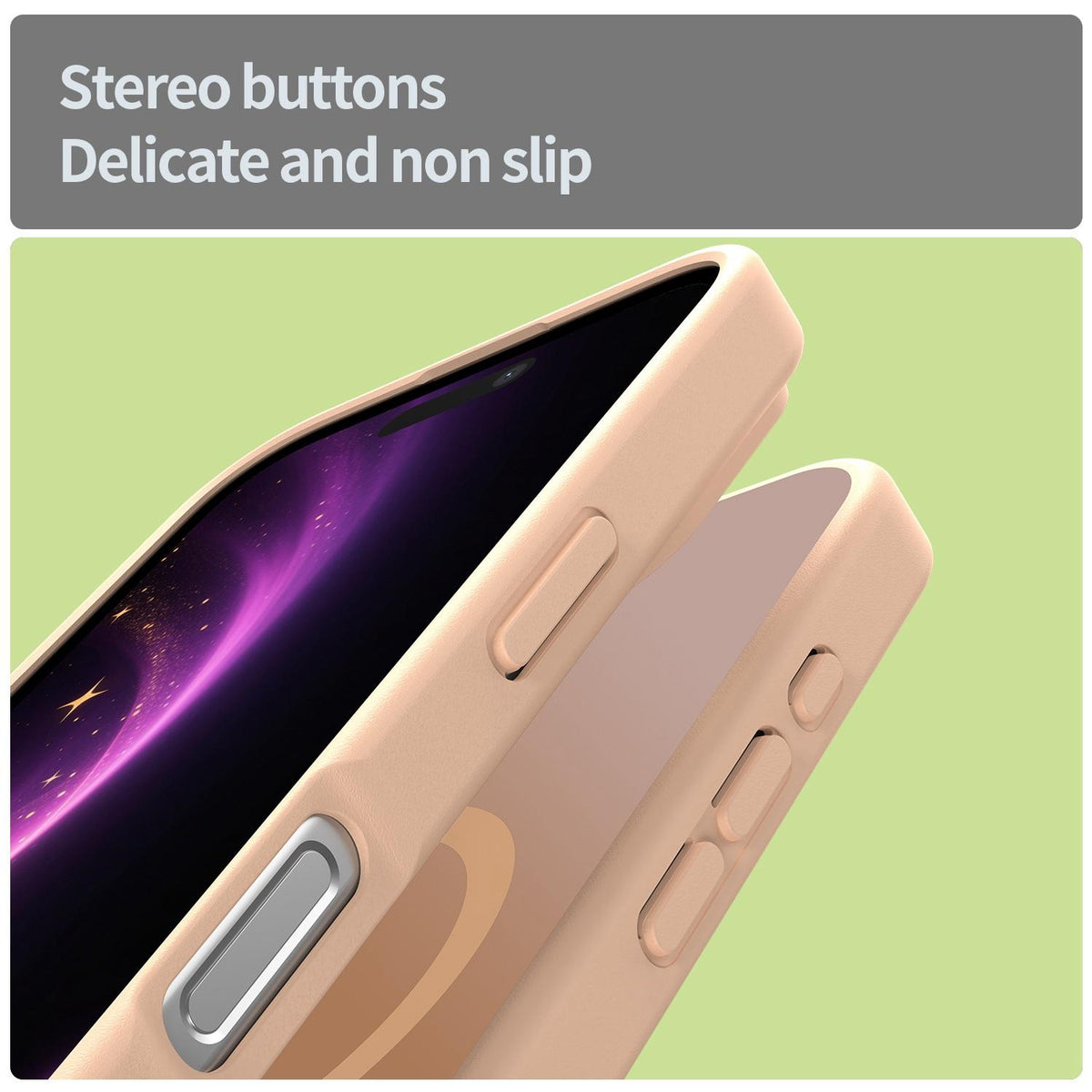 For iPhone 16 Fanying Series Precision Camera Hole PC Hybrid TPU Translucent Frosted Magnetic Phone Case - Rouge Powder - EDA009893312I