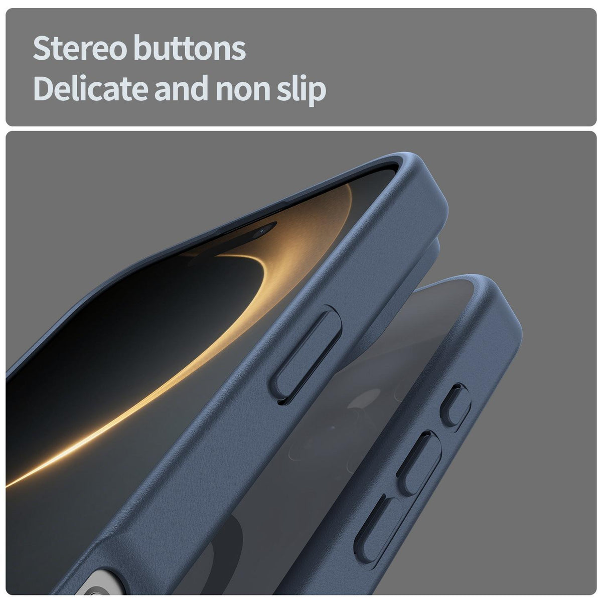 For iPhone 16 Pro Max Fanying Series Precision Camera Hole PC Hybrid TPU Translucent Frosted Magnetic Phone Case - Cyan Blue - EDA009893315C