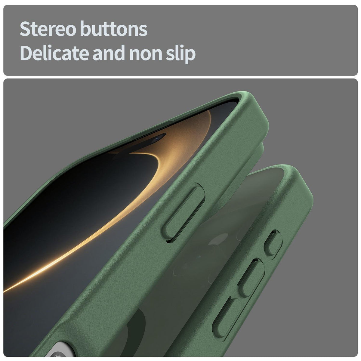 For iPhone 16 Pro Max Fanying Series Precision Camera Hole PC Hybrid TPU Translucent Frosted Magnetic Phone Case - Olive Green - EDA009893315D