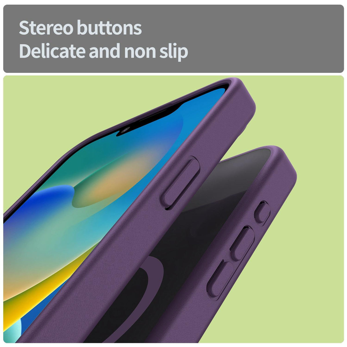 For iPhone 16e / 17e Fanying Series Precision Camera Hole PC Hybrid TPU Translucent Frosted Magnetic Phone Case - Crystal Purple - EDA009893316B