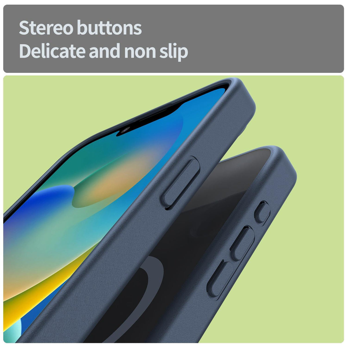 For iPhone 16e / 17e Fanying Series Precision Camera Hole PC Hybrid TPU Translucent Frosted Magnetic Phone Case - Cyan Blue - EDA009893316C