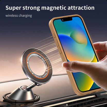 For iPhone 16e / 17e Fanying Series Precision Camera Hole PC Hybrid TPU Translucent Frosted Magnetic Phone Case - Desert Gold - EDA009893316G