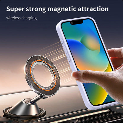 For iPhone 16e / 17e Fanying Series Precision Camera Hole PC Hybrid TPU Translucent Frosted Magnetic Phone Case - Lavender - EDA009893316H