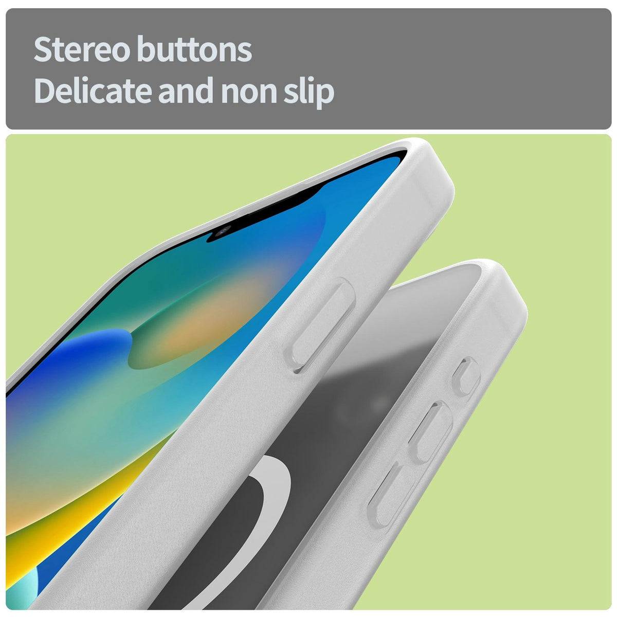 For iPhone 16e / 17e Fanying Series Precision Camera Hole PC Hybrid TPU Translucent Frosted Magnetic Phone Case - Matte White - EDA009893316J