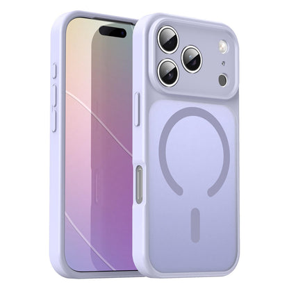 For iPhone 17 Pro Fanying Series Precision Camera Hole PC Hybrid TPU Translucent Frosted Magnetic Phone Case - Lavender - EDA009893319H