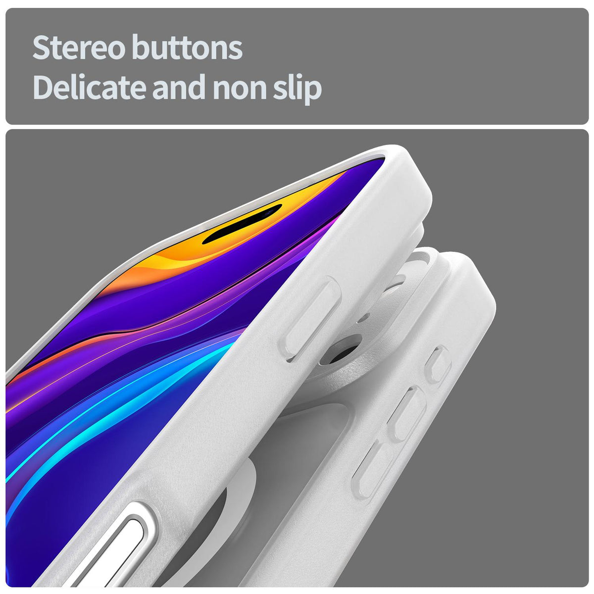 For iPhone 18 Pro Max Fanying Series Precision Camera Hole PC Hybrid TPU Translucent Frosted Magnetic Phone Case - Matte White - EDA009893321J