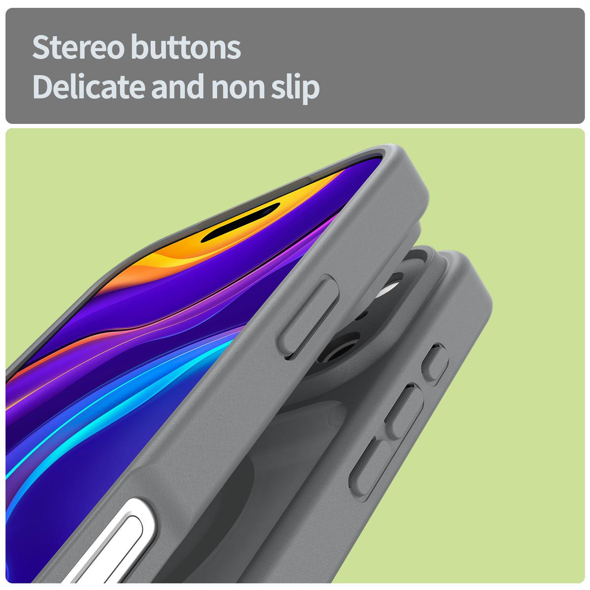 For iPhone 18 Pro Fanying Series Precision Camera Hole PC Hybrid TPU Translucent Frosted Magnetic Phone Case - Silver Grey - EDA009893322F