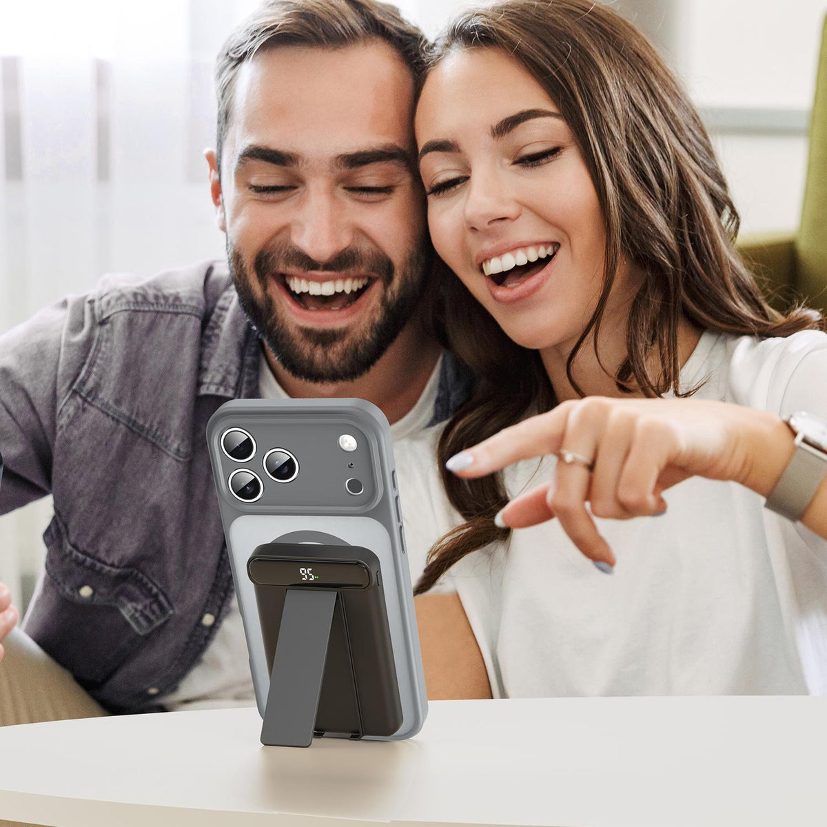 For iPhone 18 Pro Fanying Series Precision Camera Hole PC Hybrid TPU Translucent Frosted Magnetic Phone Case - Silver Grey - EDA009893322F