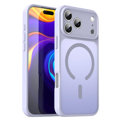 For iPhone 18 Pro Fanying Series Precision Camera Hole PC Hybrid TPU Translucent Frosted Magnetic Phone Case - Lavender - EDA009893322H