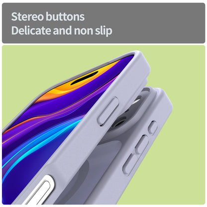 For iPhone 18 Pro Fanying Series Precision Camera Hole PC Hybrid TPU Translucent Frosted Magnetic Phone Case - Lavender - EDA009893322H